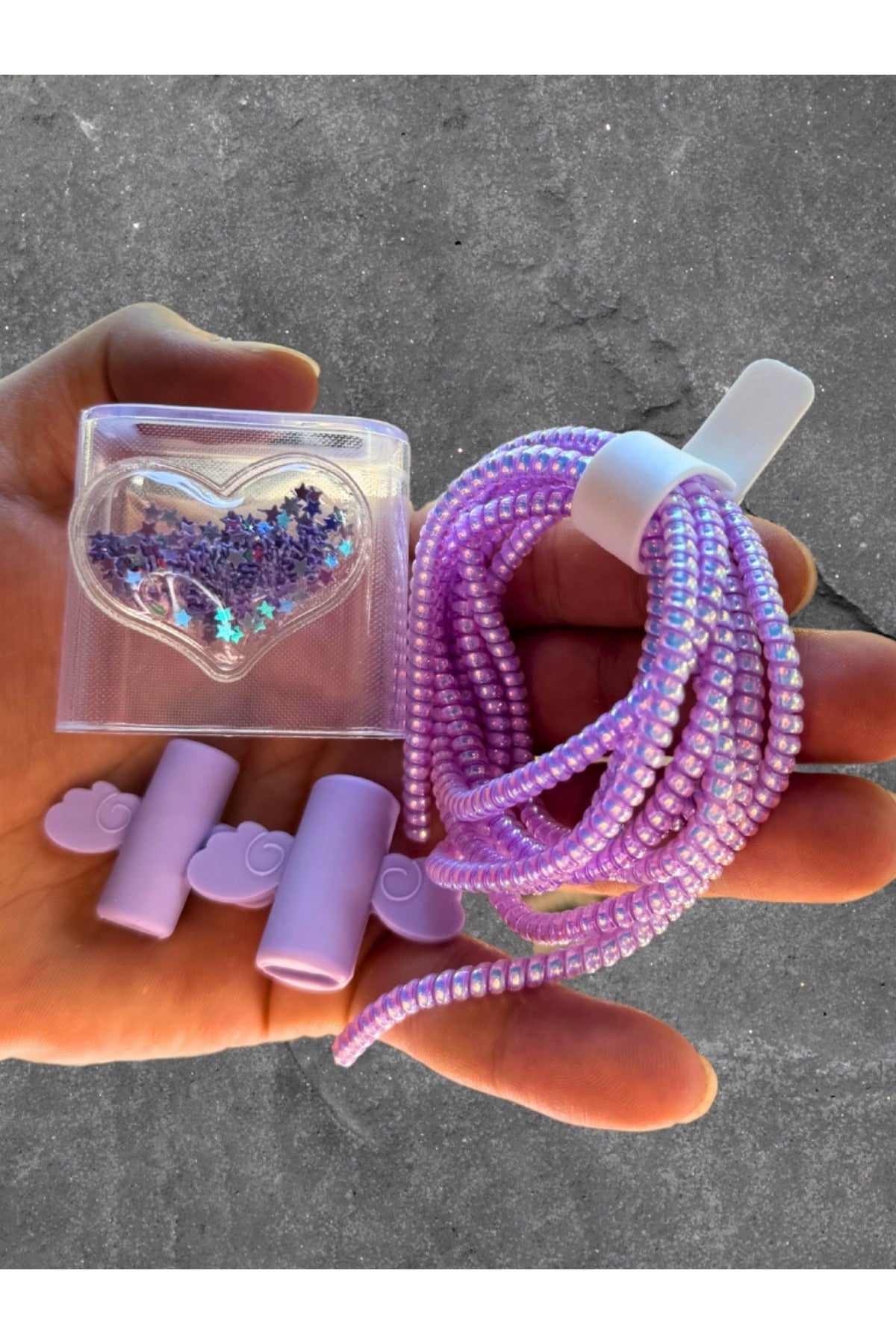 Dublin İphone 18w/20w Uyumlu Şarj Aleti Kılıfı, Şarj Kablosu Koruma Aparatı, Toparlayıcı, Koruyucu