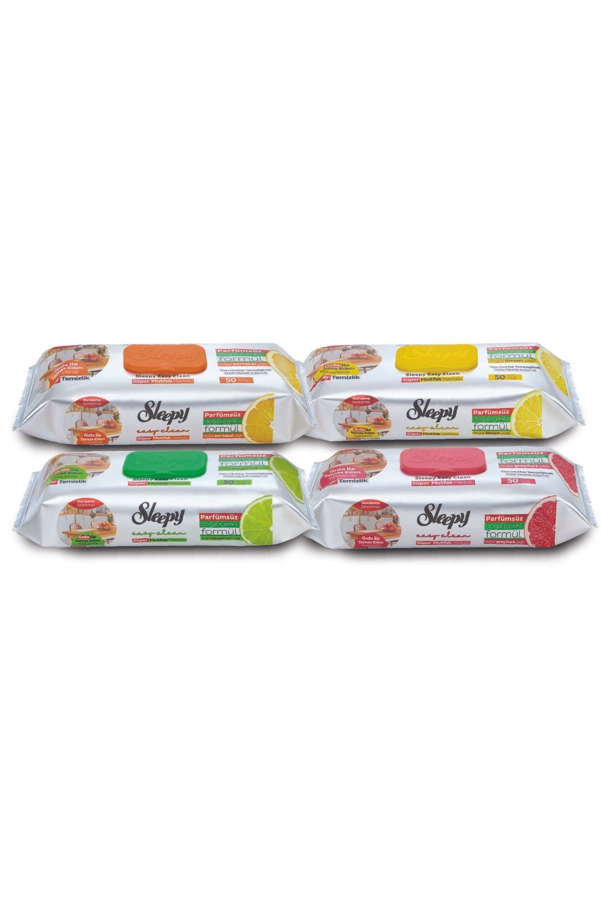 Sleepy Easy Clean Süper Yüzey Temizlik Mutfak Havlusu&mendili Karma Paket x(YAPRAK) - Görsel 2