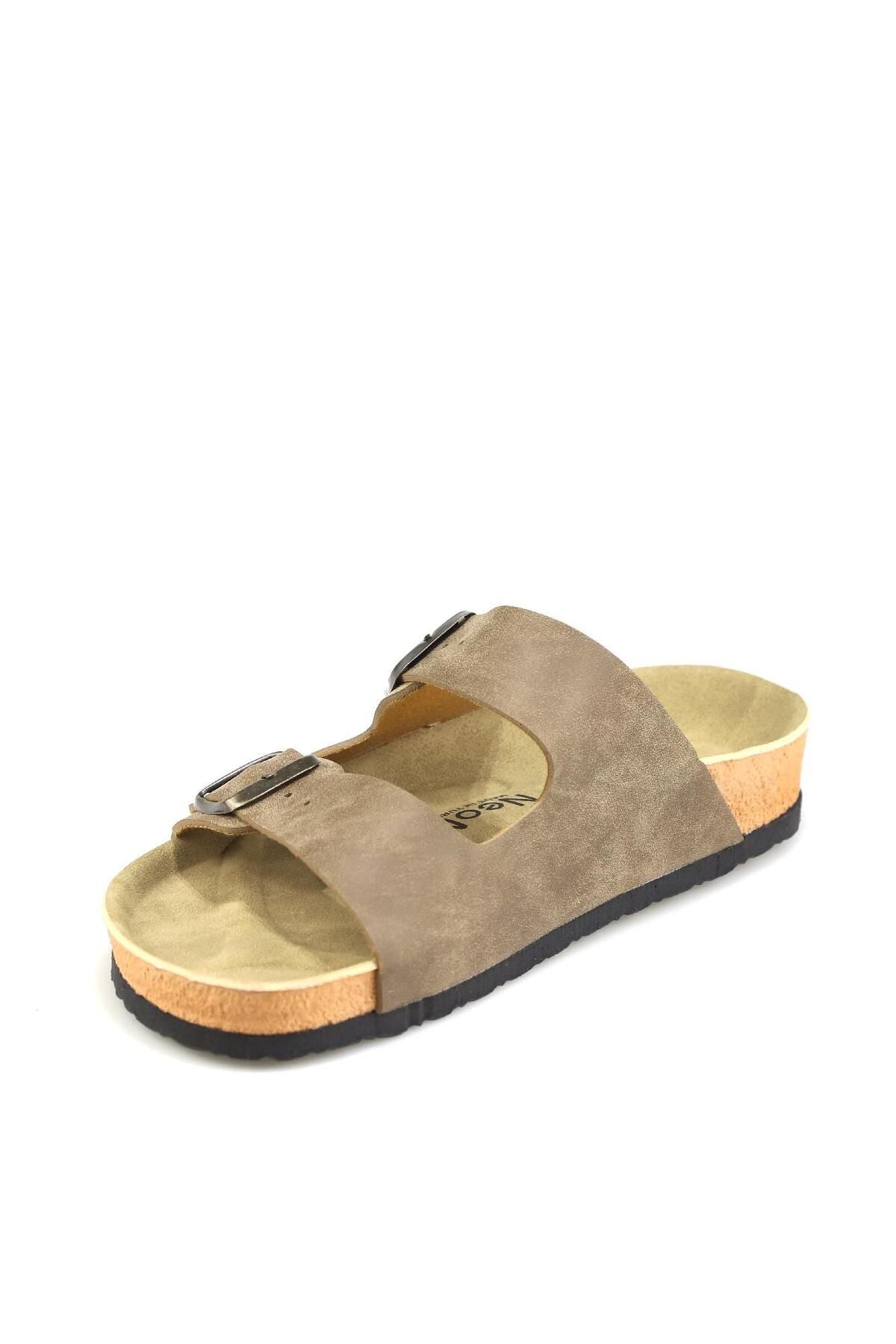 neon shoes Angel Unisex Ortopedik Tabanlı Terlik Çift Bantlı Tokalı Günlük Rahat Ev & Dışarı Terliği