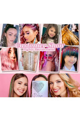 Darya DD283 Işıltılı Hair Tinsel Saç Simi Açık pembe HT09