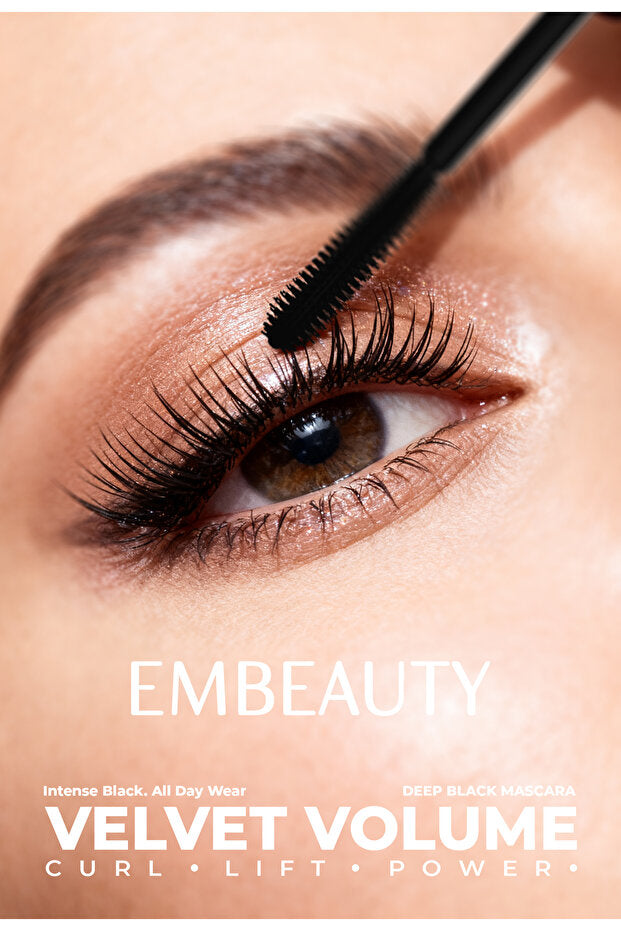 Embeauty Ultra Siyah Dolgunlaştırıcı Maskara – Hacim ve Uzunluk Etkili