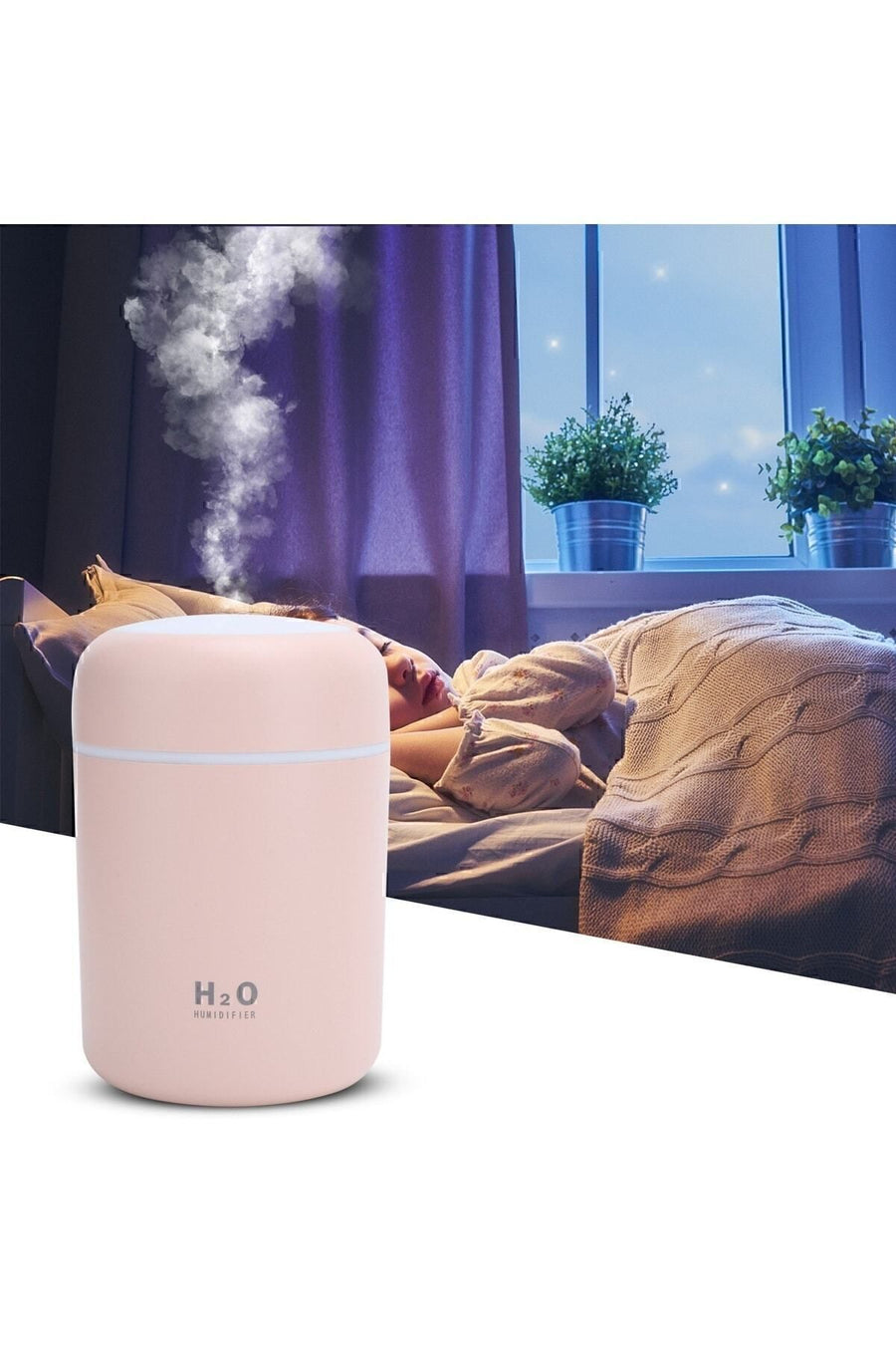 H2O Humidifier Hava, Oda, Araç Nemlendirici Buhar Makinesi - Sise