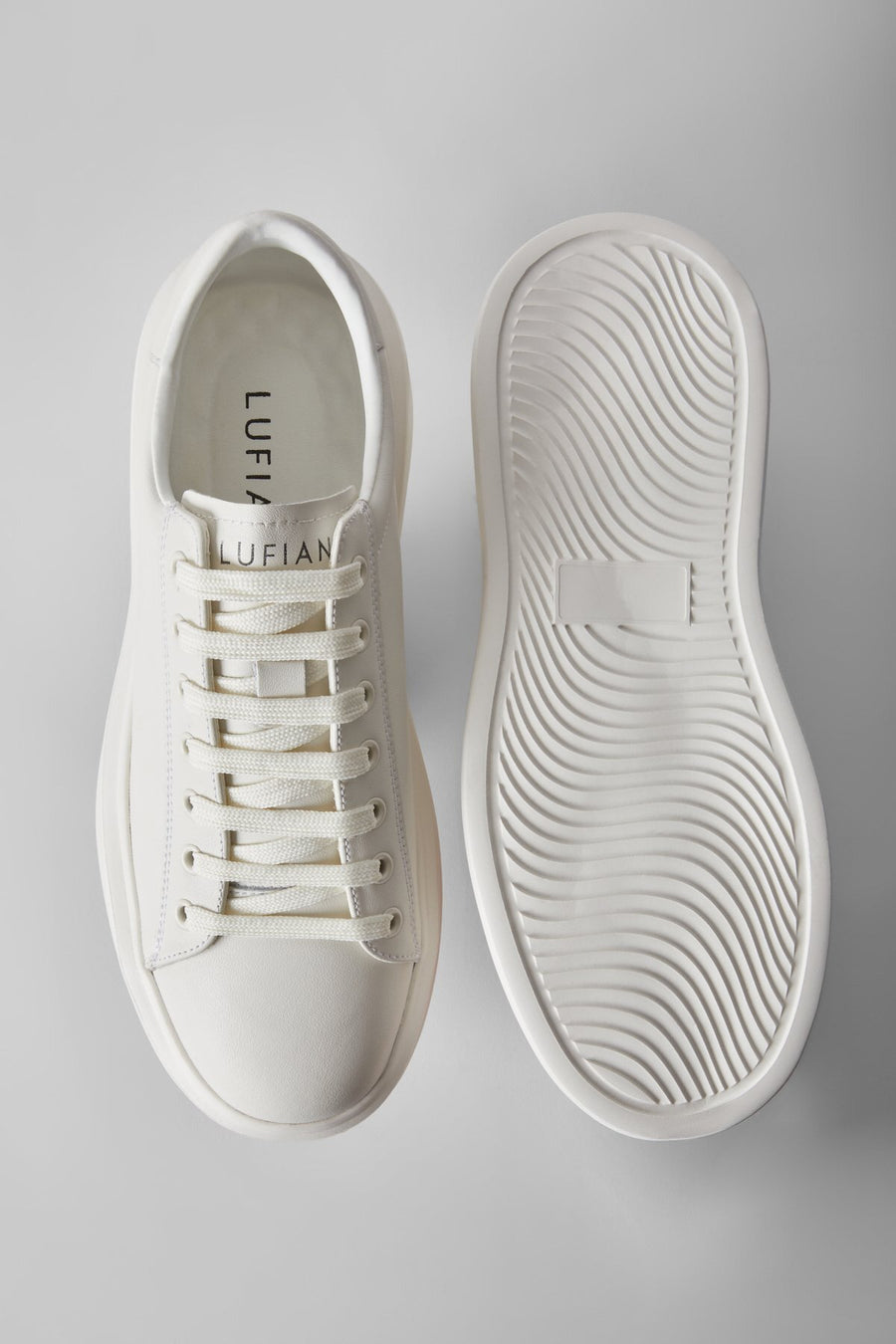 Lufian Gage Erkek Sneaker Ayakkabı Beyaz - Kirmizi-C