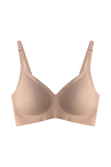 Cottonhill Seamless Bra - Pure | Lazer Kesim Dikişsiz Ayarlanabilir Askılı Balensiz Kadın Sütyen 3'lü Paket - Krem