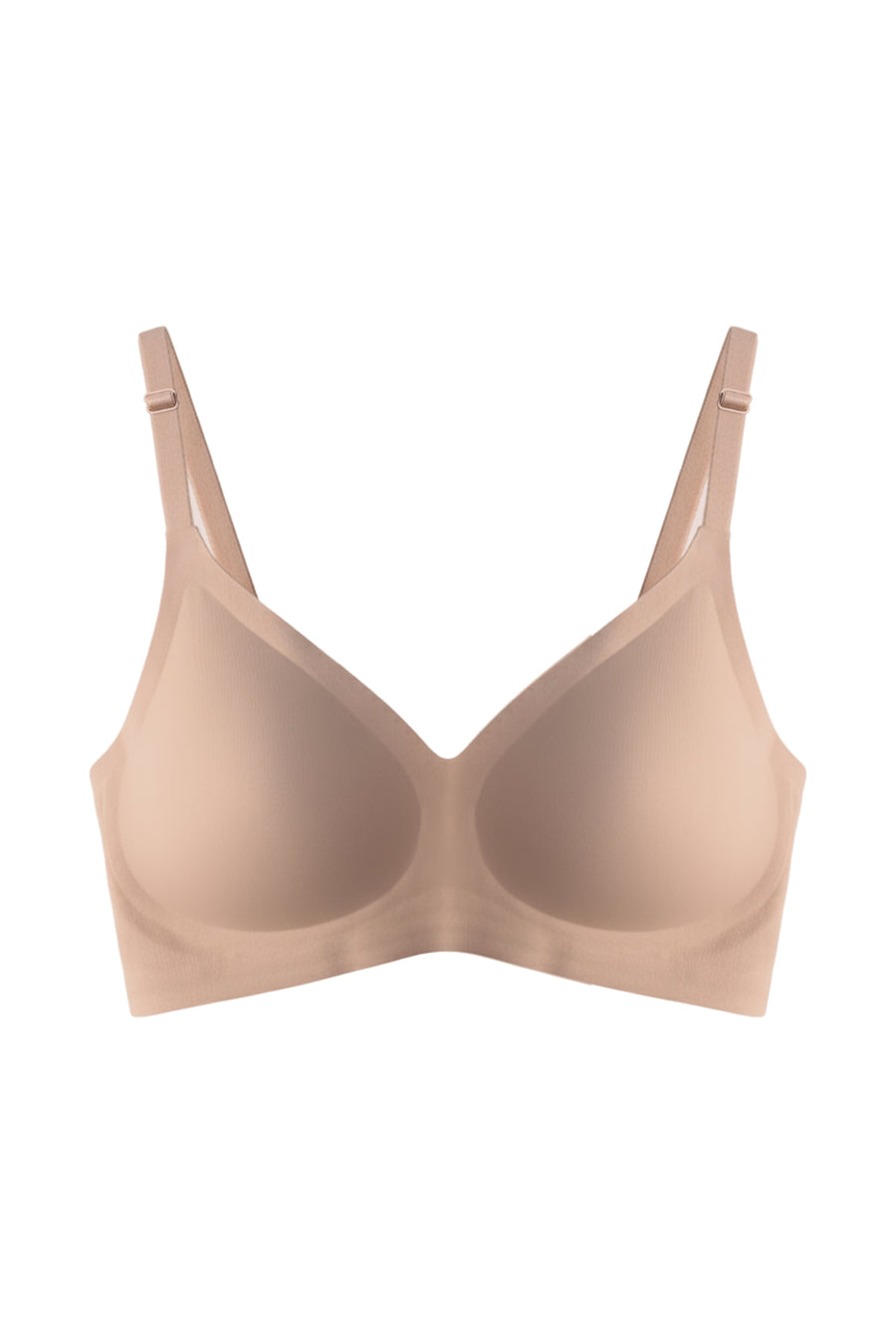 Cottonhill Seamless Bra - Pure | Lazer Kesim Dikişsiz Ayarlanabilir Askılı Balensiz Kadın Sütyen 3'lü Paket - Krem
