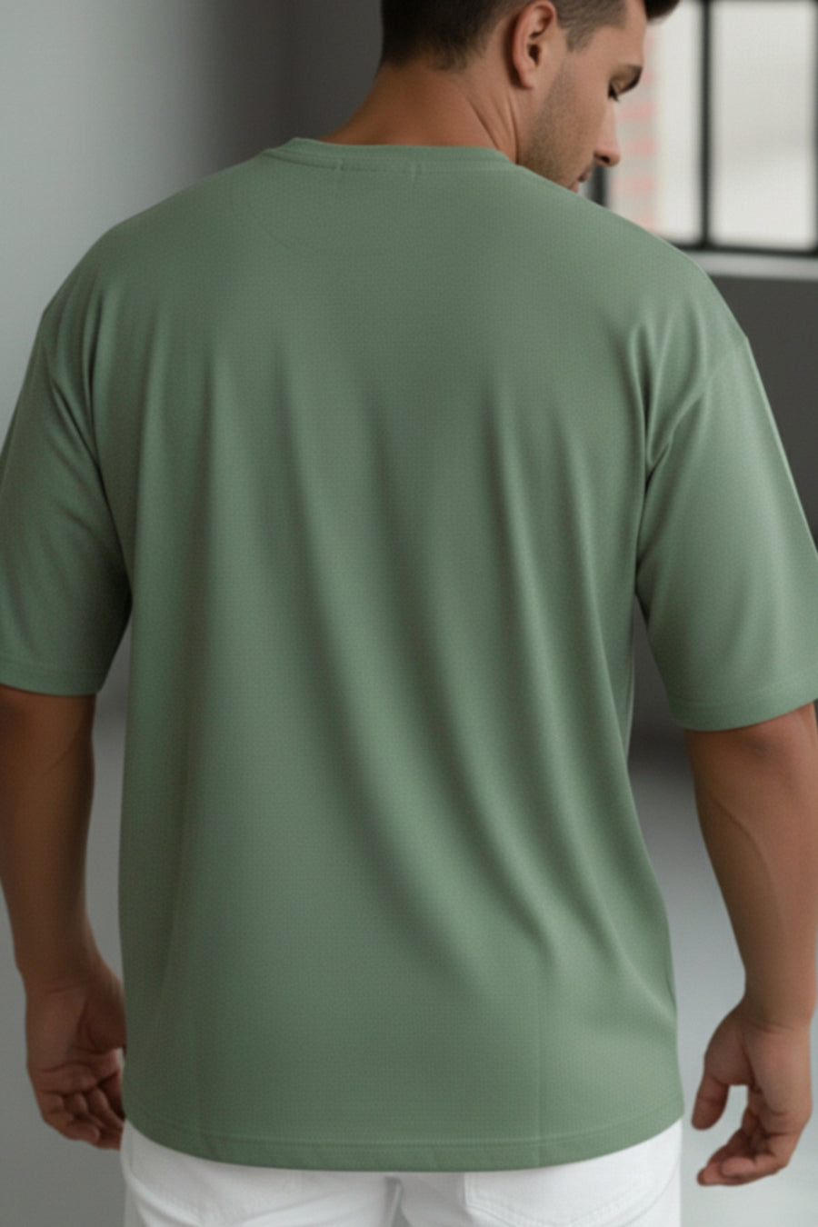 Teenage Millionaire Erkek Free Life Açık Yeşil Bisiklet Yaka Oversize Salas T-Shirt