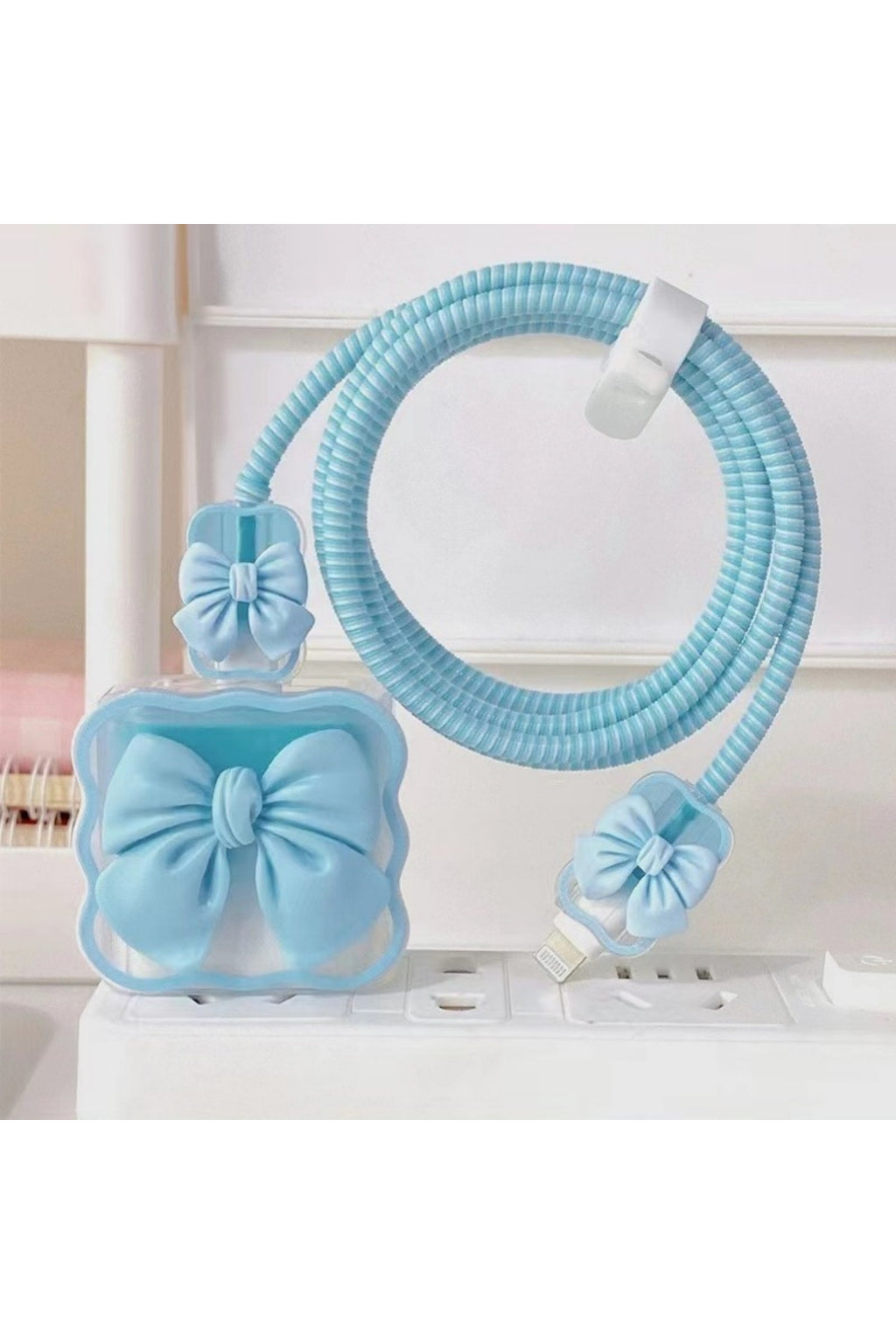 Dublin İphone 18w/20w Uyumlu Şarj Aleti Kılıfı, Şarj Kablosu Koruma Aparatı, Toparlayıcı, Koruyucu