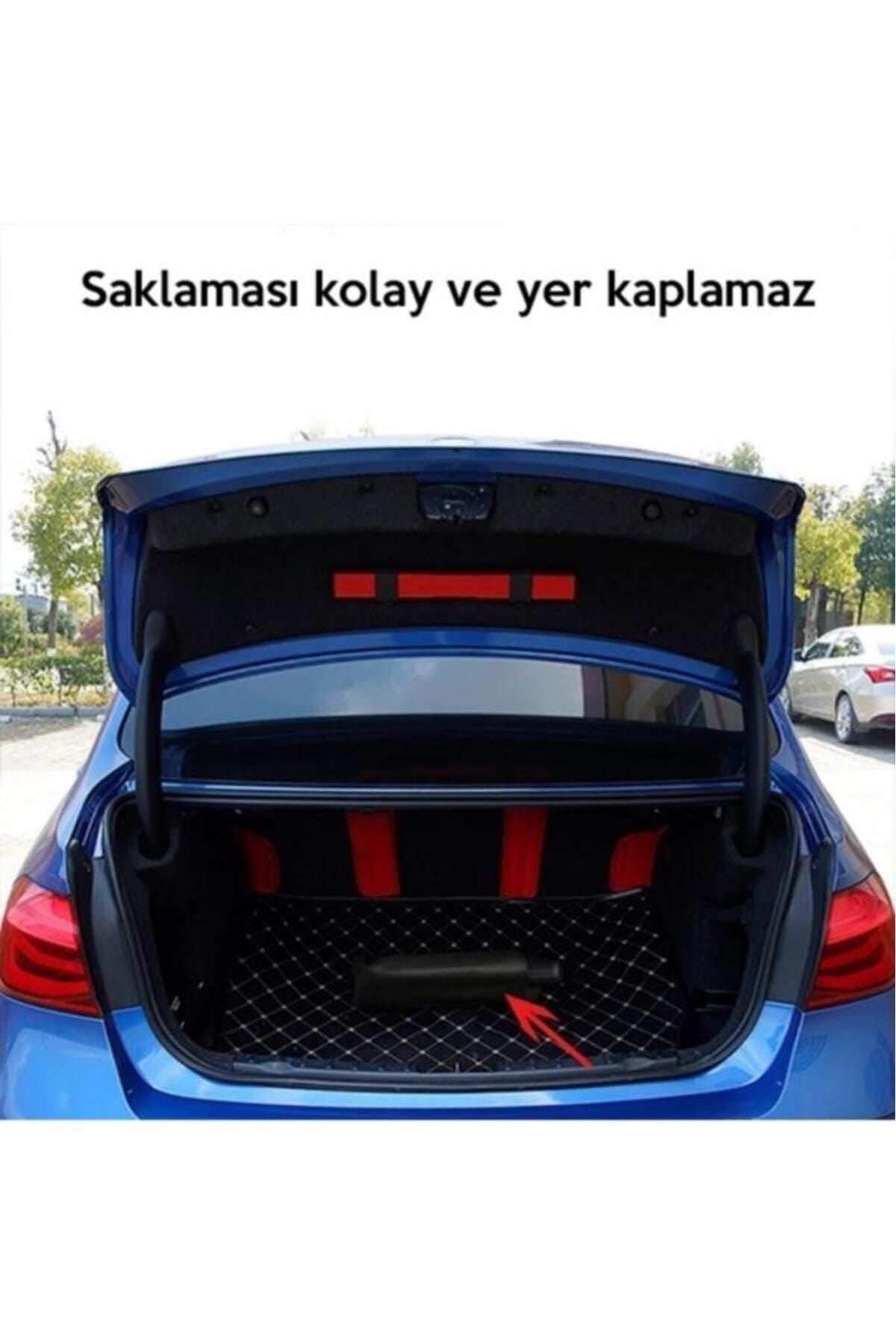 Ally Mobile Ally Araba Güneş Gölge Koruyucu Şemsiye Oto Ön Cam Güneşlik(145cm*79cm) Siyah,gri - Siyah 6