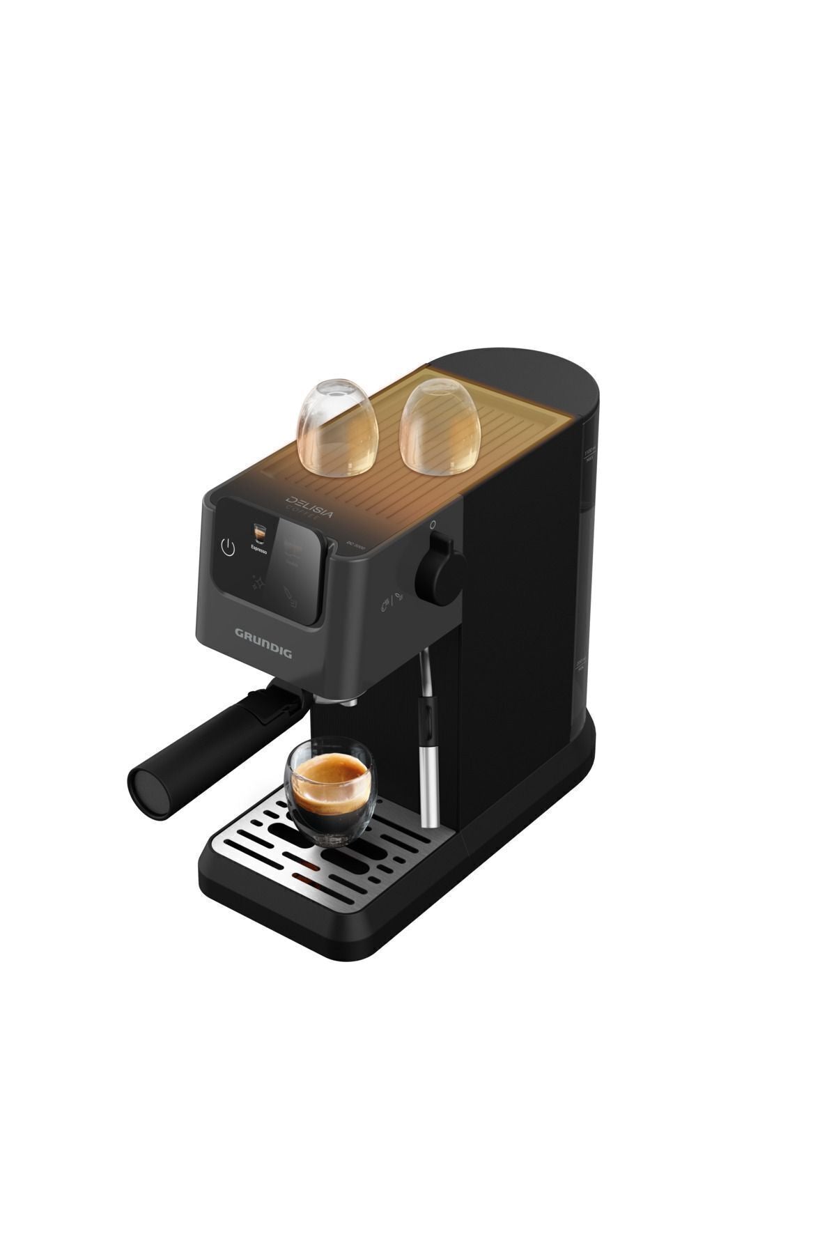 Grundig Delisia Coffee KSM Süt Köpürtücülü Manuel Espresso Makinesi - Görsel 7