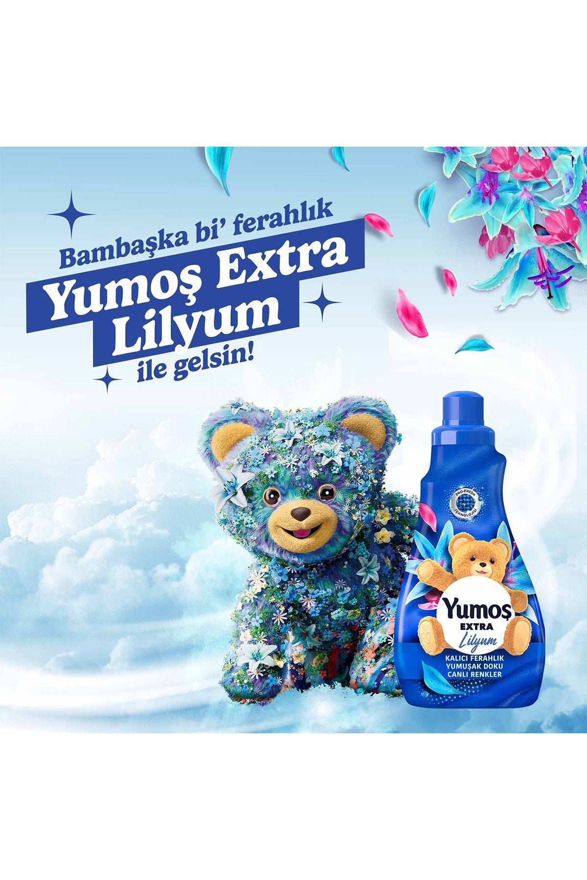Yumoş Extra Konsantre Çamaşır Yumuşatıcısı Lilyuml x - Görsel 3