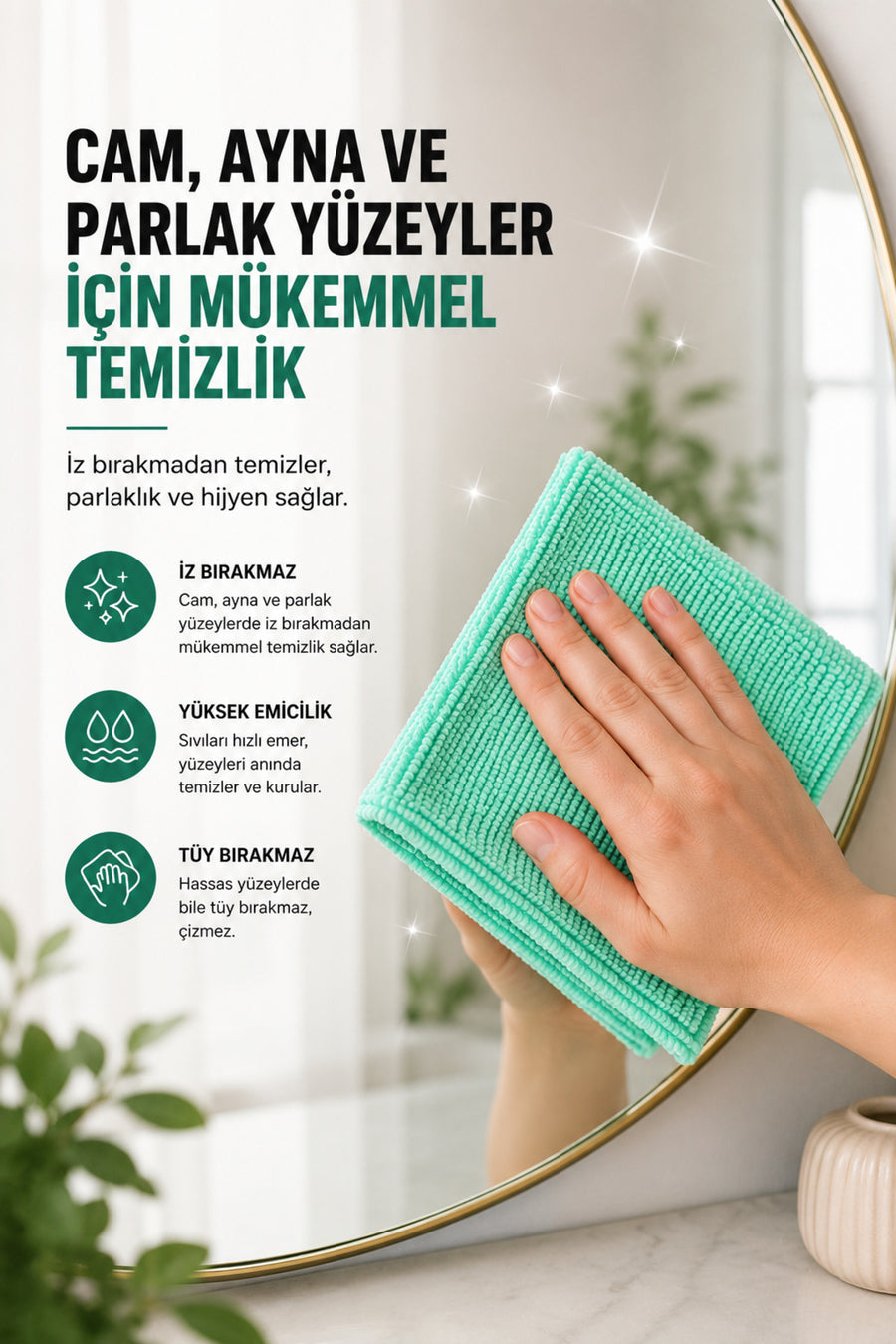 SİLVER HOME 20'li Rulo Mikrofiber Temizlik Bezi 25x30 cm Çok Amaçlı Kopart Kullan Kaliteli Eko Paket