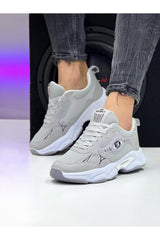 mayback Erkek Günlük Ortopedik Sneaker Ayakkabı - Gri