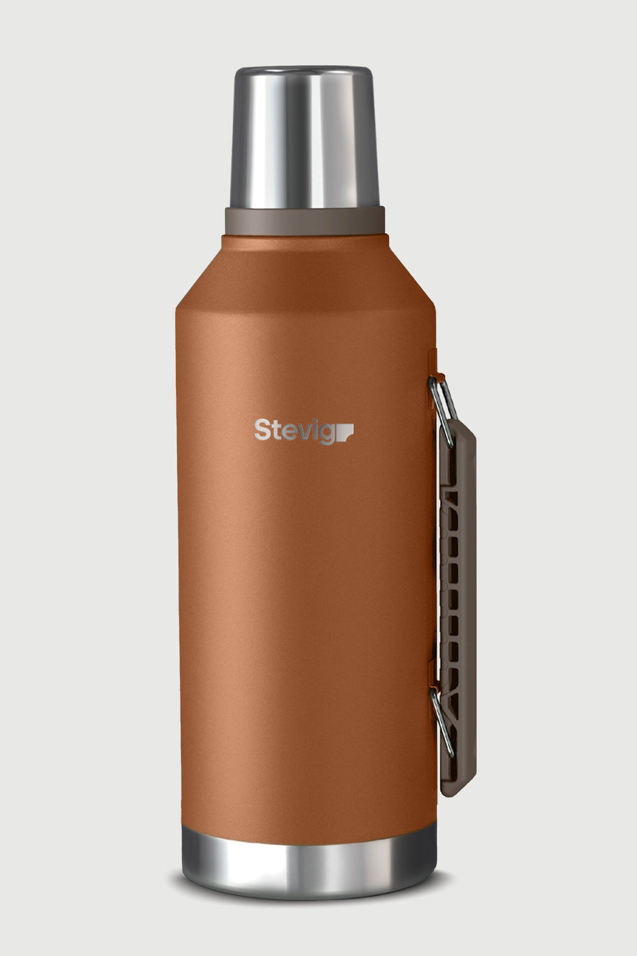 Stevig 4 Camp Klasik Vakumlu Kulplu Çelik Termos 1.5 LT. Green ST-206