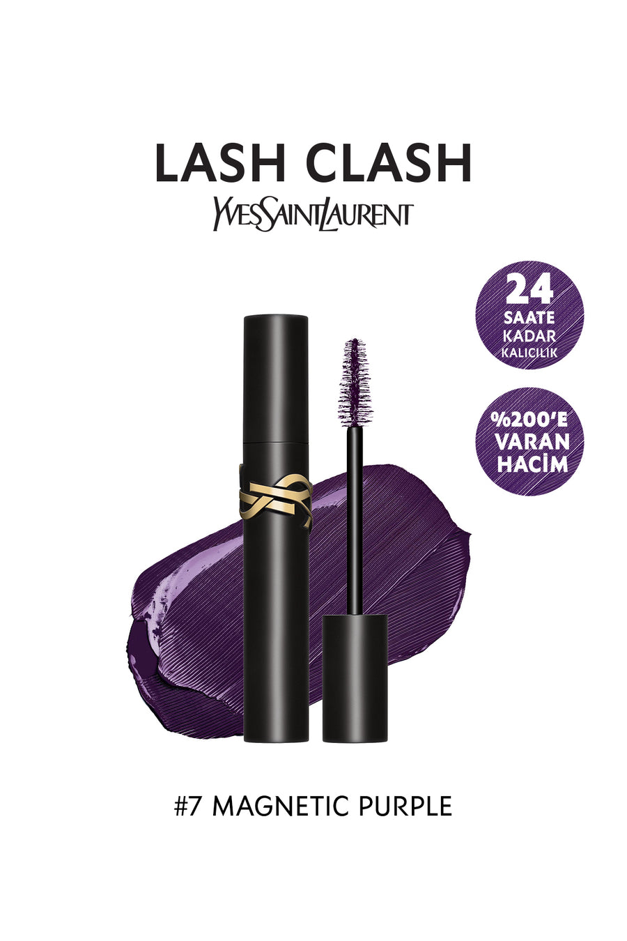 Yves Saint Laurent Lash Clash Yüksek Hacim Veren Kahverengi Maskara 3614273913799