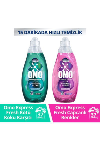 Omo Express Fresh Beyaz Ve Renkliler ml Renkli Ve Siyah ml
