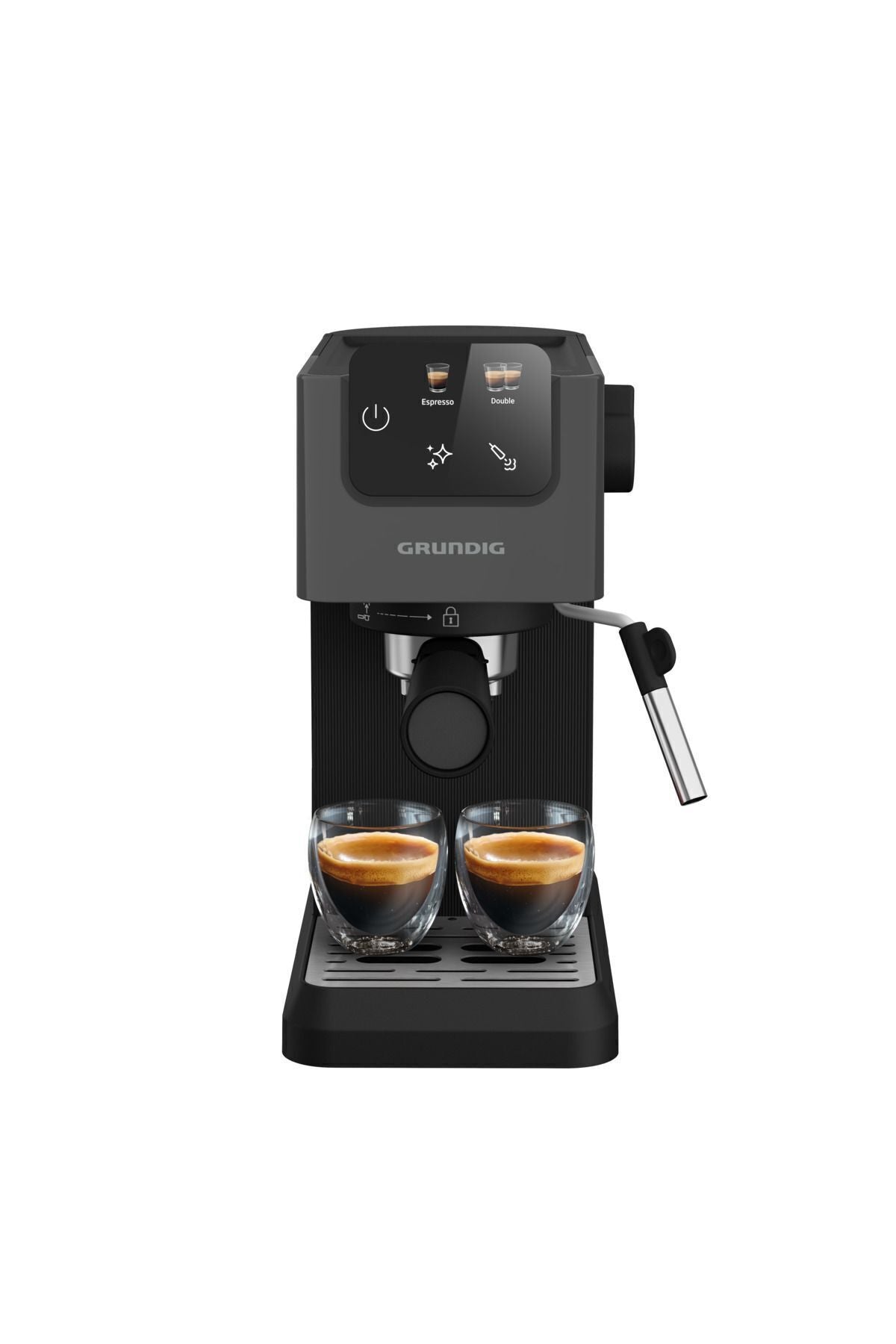 Grundig Delisia Coffee KSM Süt Köpürtücülü Manuel Espresso Makinesi - Görsel 5