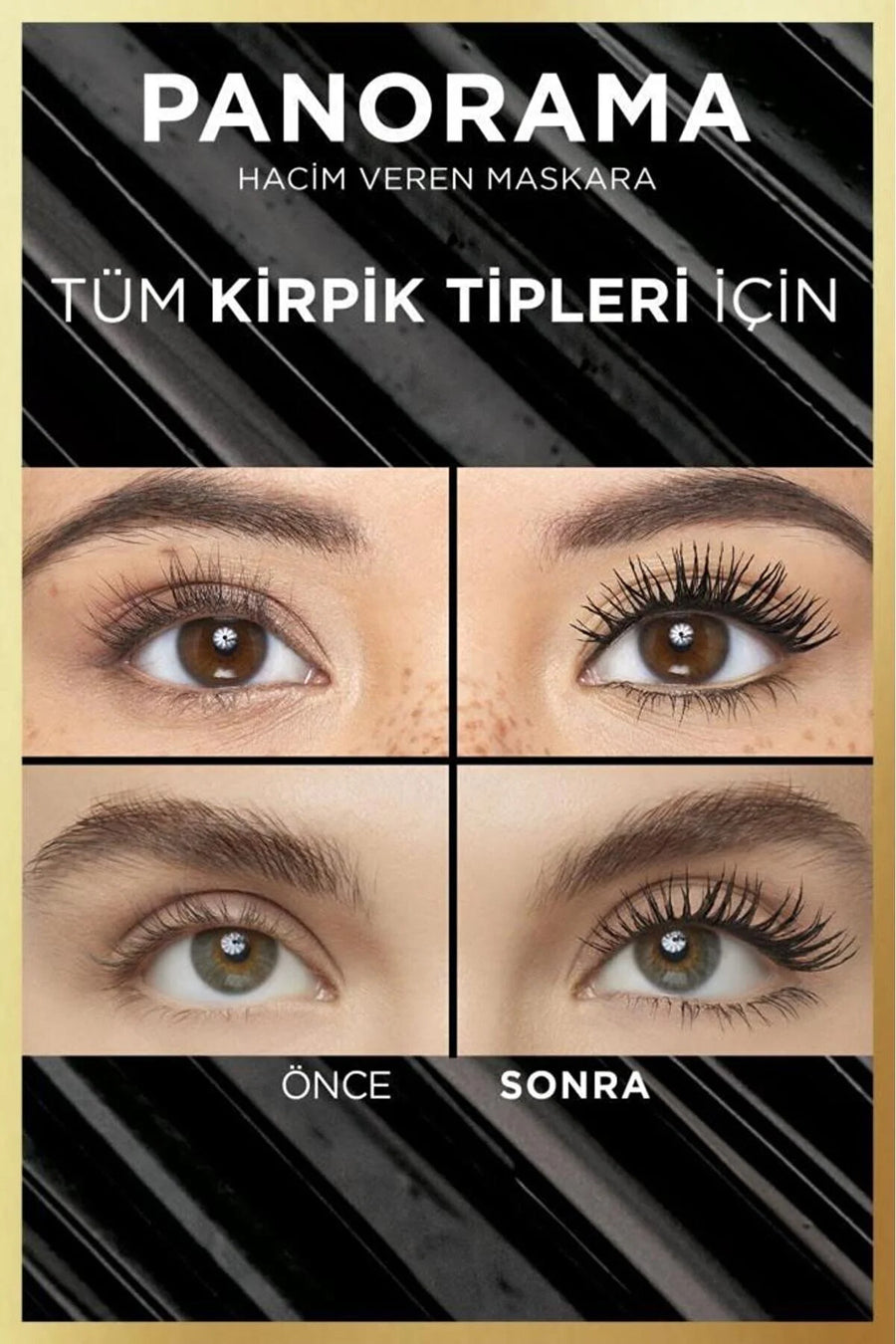 L'Oreal Paris Panorama Maskara Siyah + Sürpriz Kutu Hediye
