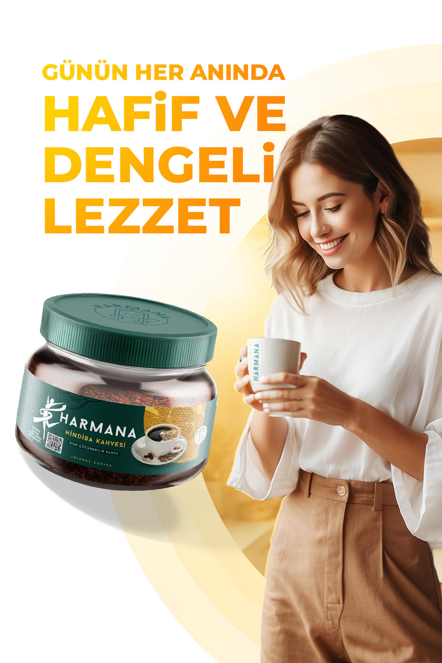 HARMANA Hindiba Kahvesi 1 Aylık - (60 Kullanım) Net 150gr