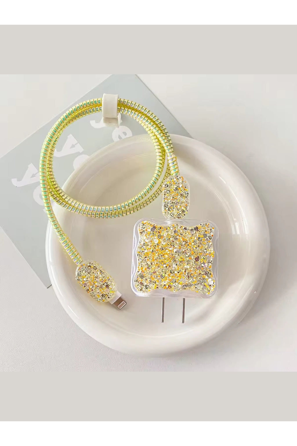 Dublin İphone 18w/20w Uyumlu Şarj Aleti Kılıfı, Şarj Kablosu Koruma Aparatı, Toparlayıcı, Koruyucu