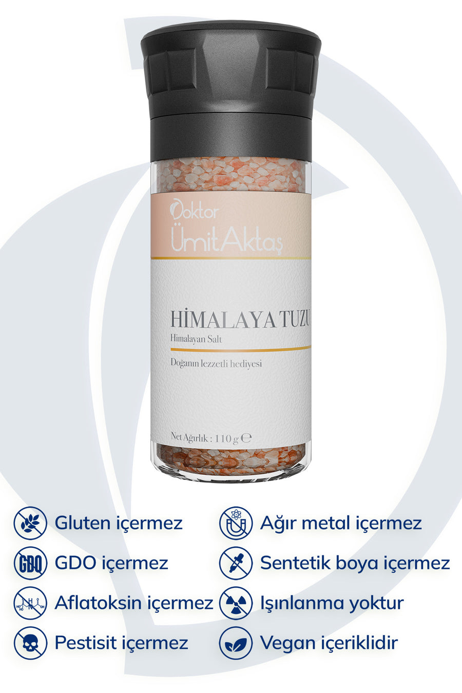 Dr. Ümit Aktaş Pembe Himalaya Tuzu 110 gr