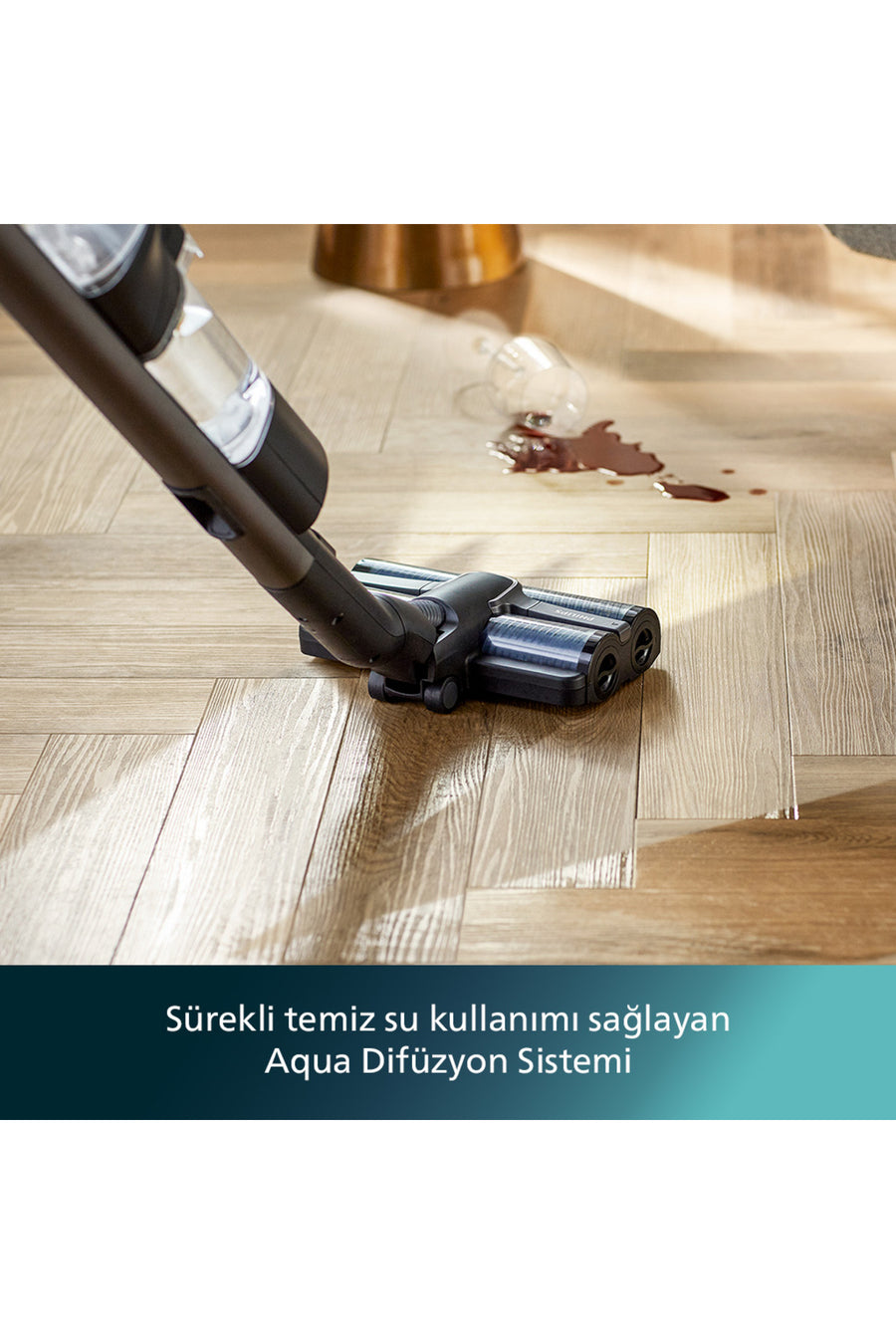 Philips 9000 Serisi AquaTrio Islak&Kuru Süpürge, Otomatik Temizleme, AquaSpin, PowerCyclone Aqua, XW9463/11 - Siyah
