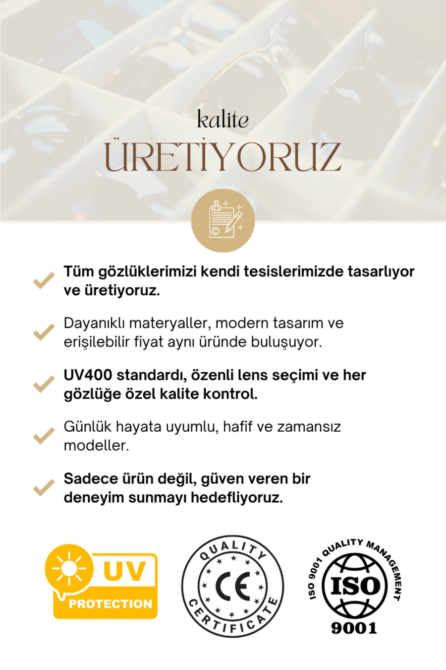 Kinary Unisex Güneş Gözlüğü 3'lü Fırsat Seti 2028
