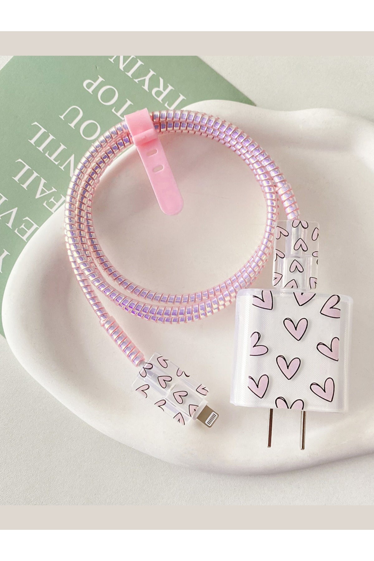 Dublin İphone 18w/20w Uyumlu Şarj Aleti Kılıfı, Şarj Kablosu Koruma Aparatı, Toparlayıcı, Koruyucu