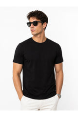 Piano Luce Erkek 5’li Paket T-Shirt – Kısa Kollu Bisiklet Yaka Regular Fit – 5 Renk Seçenekli - Çok Renkli
