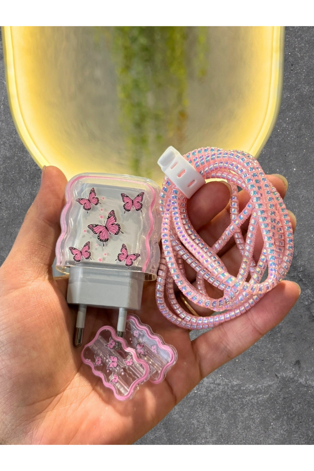 Dublin İphone 18w/20w Uyumlu Şarj Aleti Kılıfı, Şarj Kablosu Koruma Aparatı, Toparlayıcı, Koruyucu