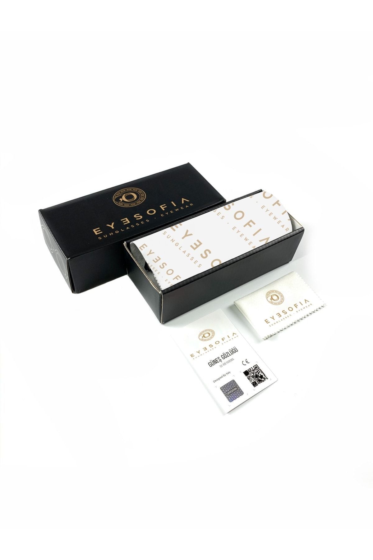 Eyesofia Tamela Kemik Oval Unisex Siyah Metal Sap Güneş Gözlüğü - Görsel 8
