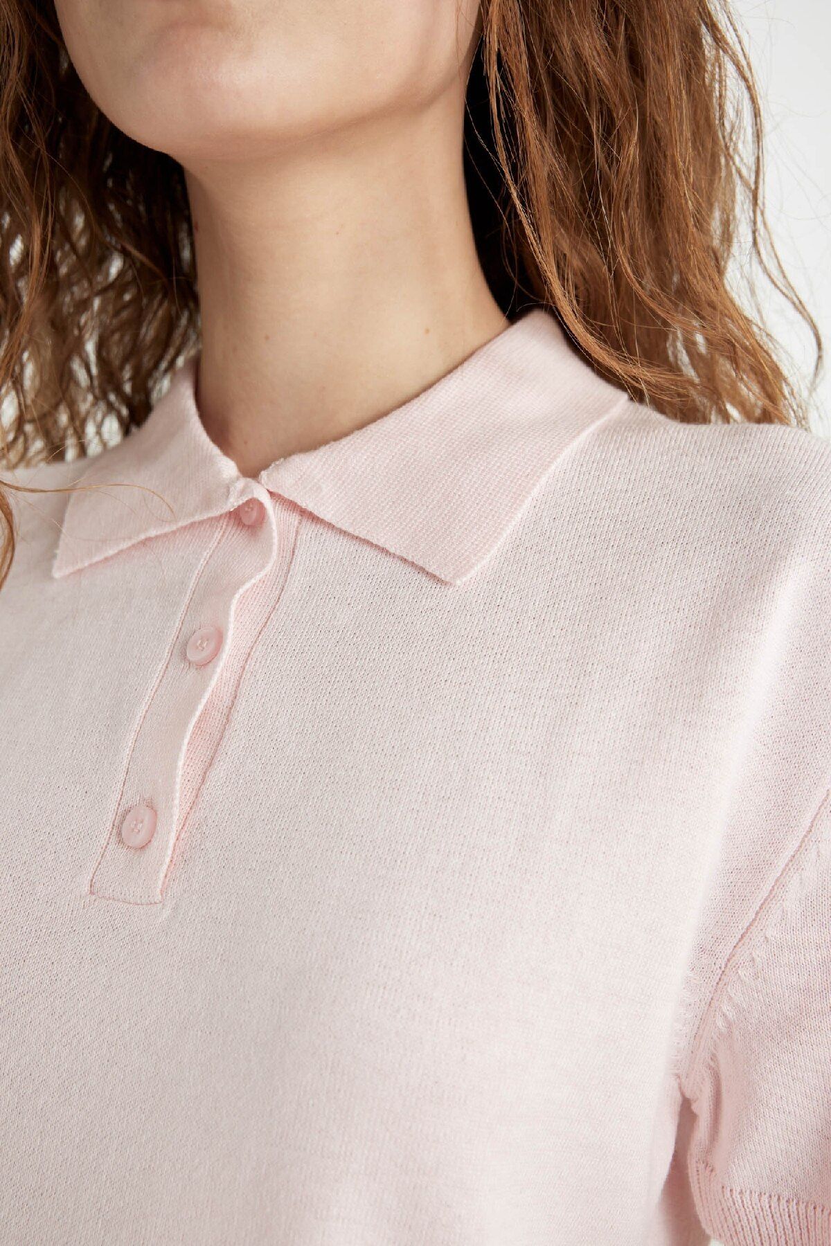Defacto Regular Fit Polo Yaka Kısa Kollu Triko Tişört C4534ax24sm