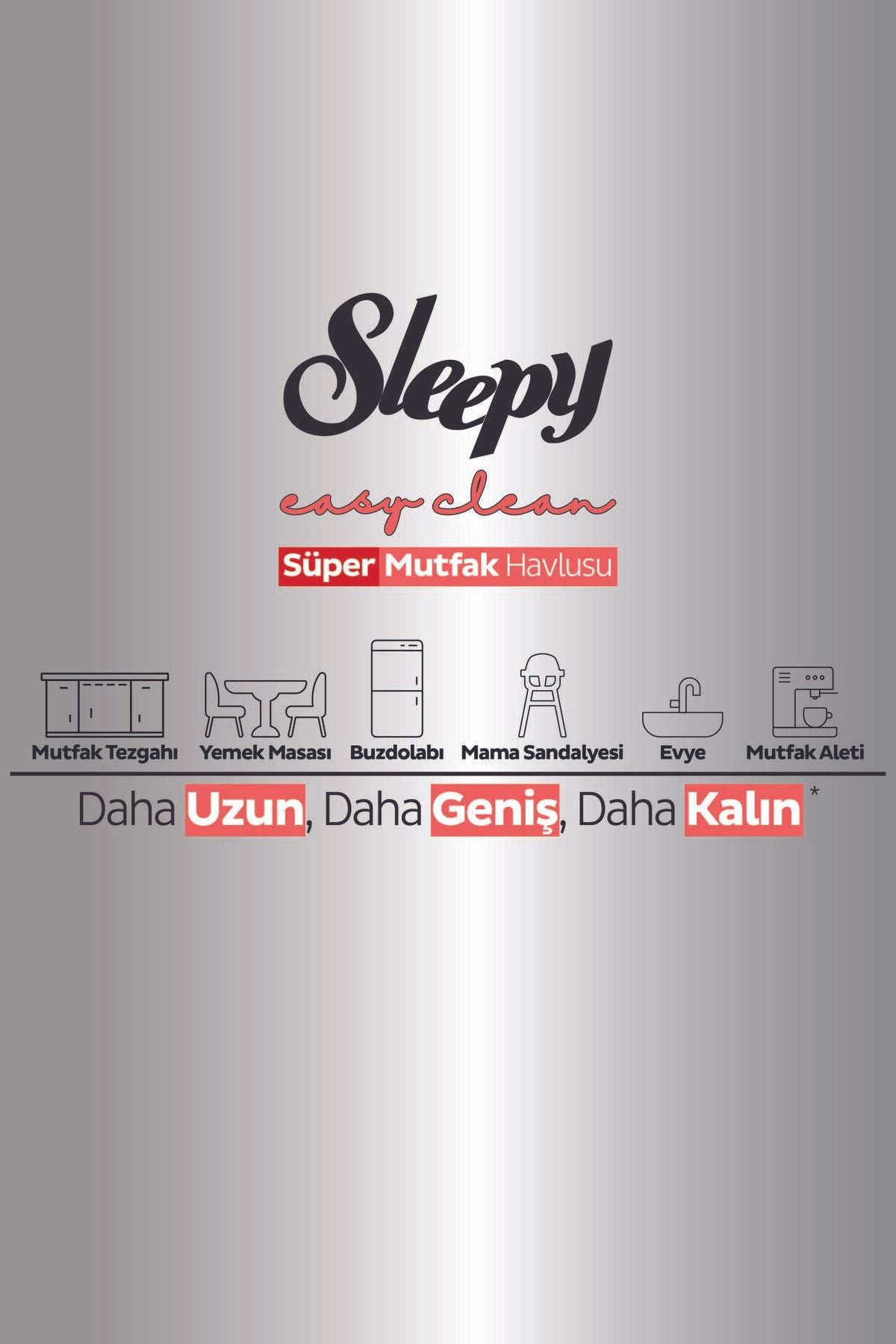 Sleepy Easy Clean Süper Yüzey Temizlik Mutfak Havlusu&mendili Karma Paket x(YAPRAK) - Görsel 5