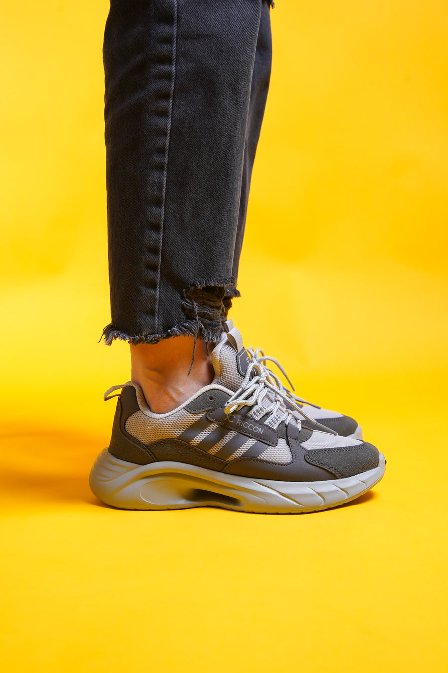 Riccon Torrine Unisex Sneaker 001293 Füme - Siyah