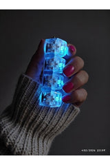 BESTTOYS Işıklı stres giderici click sesli ışıklı klavye LED ışıklı klavye anahtarlık KARIŞIK RENK GÖNDERİLİR