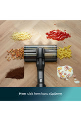 Philips 9000 Serisi AquaTrio Islak&Kuru Süpürge, Otomatik Temizleme, AquaSpin, PowerCyclone Aqua, XW9463/11 - Siyah