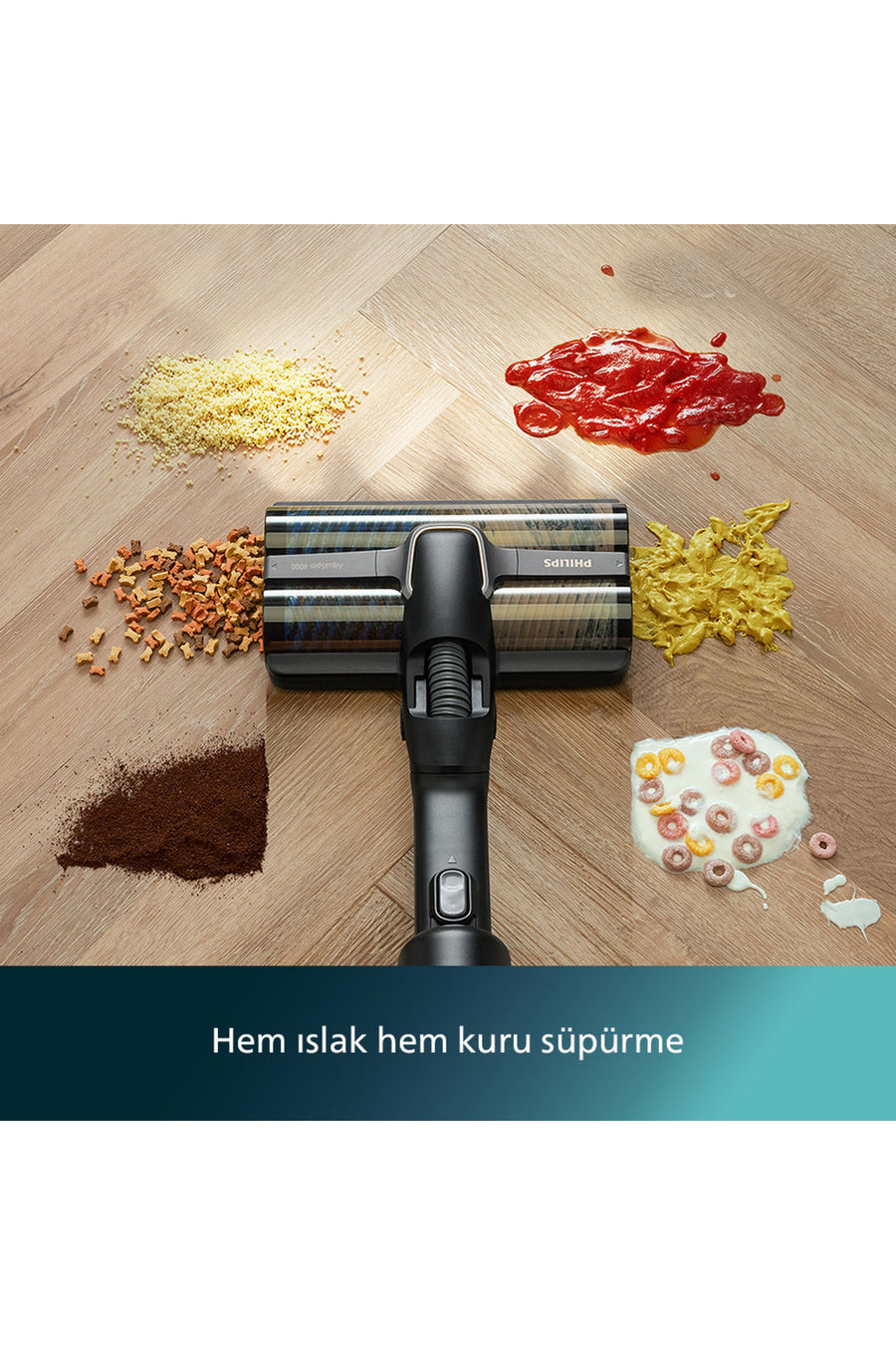 Philips 9000 Serisi AquaTrio Islak&Kuru Süpürge, Otomatik Temizleme, AquaSpin, PowerCyclone Aqua, XW9463/11 - Siyah
