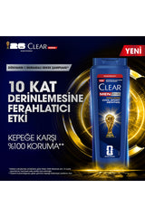 Clear Men Kepeğe Karşı Etkili Şampuan Cool Sport Menthol 600 ml x3