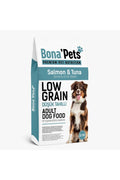 bona pets Bona’Pets Premium Düşük Tahıllı Somonlu ve Ton Balıklı Yetişkin Köpek Maması 12 Kg
