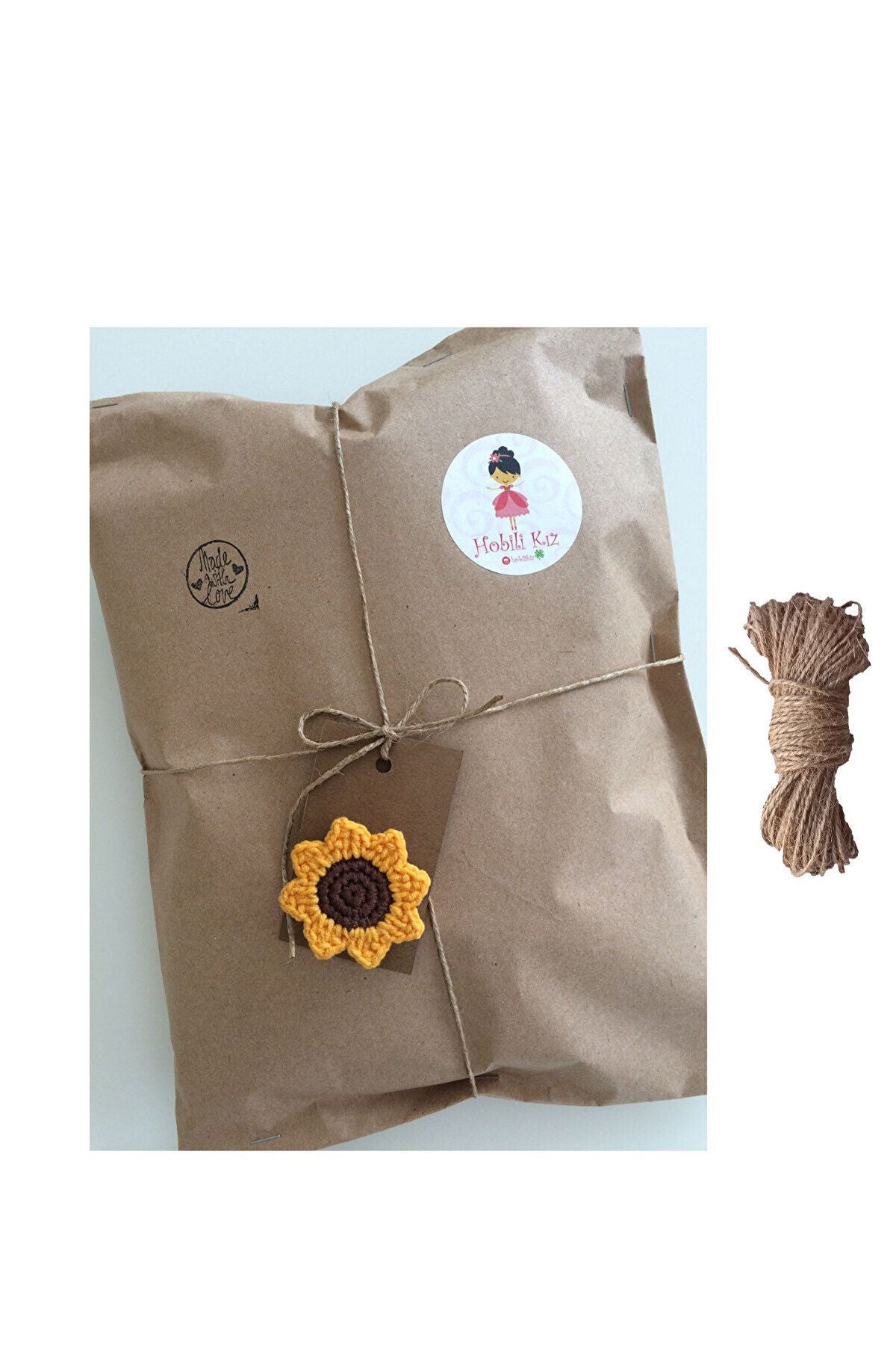 Dekals 15 Metre Bileklik İpi Naturel İp Jut İp Hasır Kendir İpi Hediye Süsleme İpi Paketleme İpi - orange 6