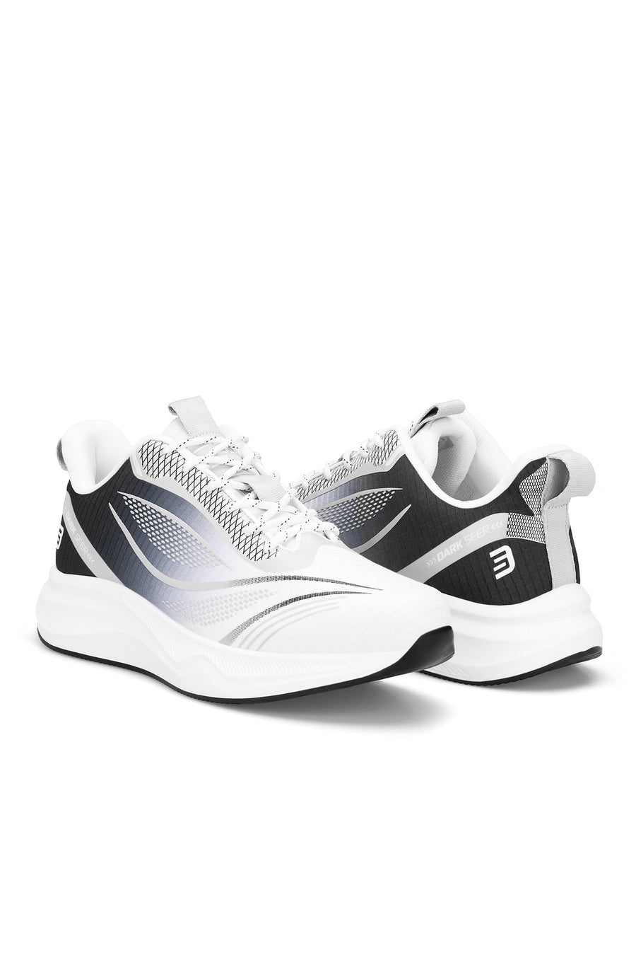 Dark Seer DS SPECTRE XY Beyaz Siyah Erkek Sneaker Günlük Spor Ayakkabı - Beyaz Siyah