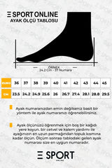 E SPORT Beyaz Günlük Erkek Ortopedik Sneaker Ayakkabı -182 - Beyaz