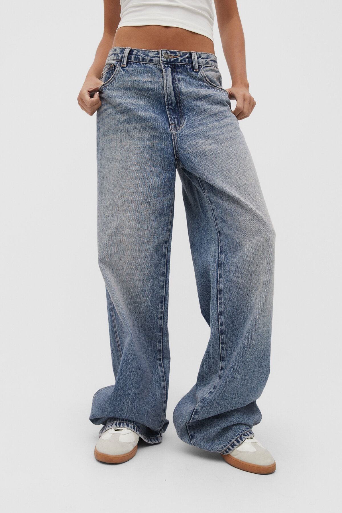 Stradivarius Bol kesim jean Standart Paça Tipi