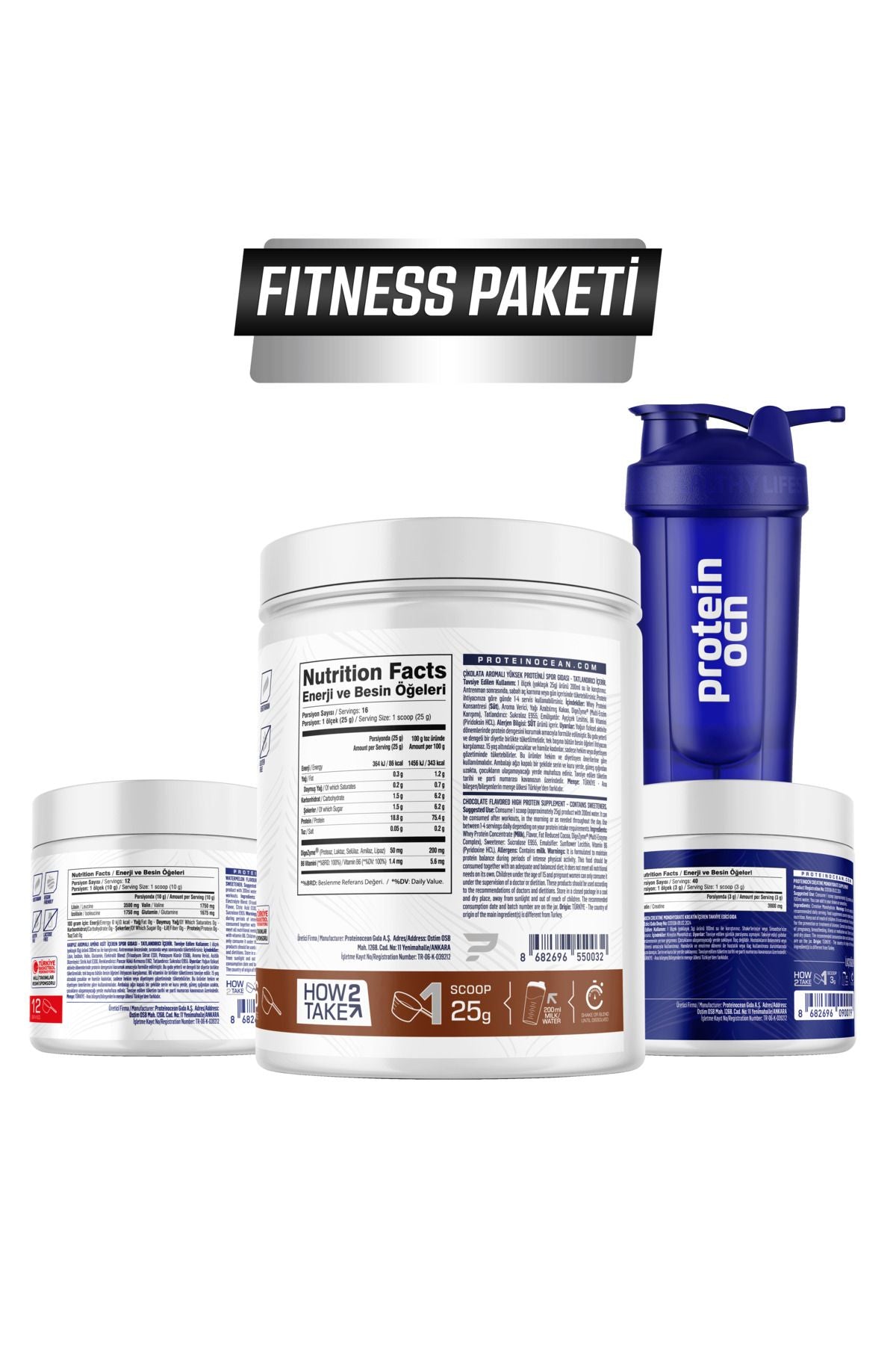 Proteinocean Fıtness Paketi - Çikolata Karpuz
