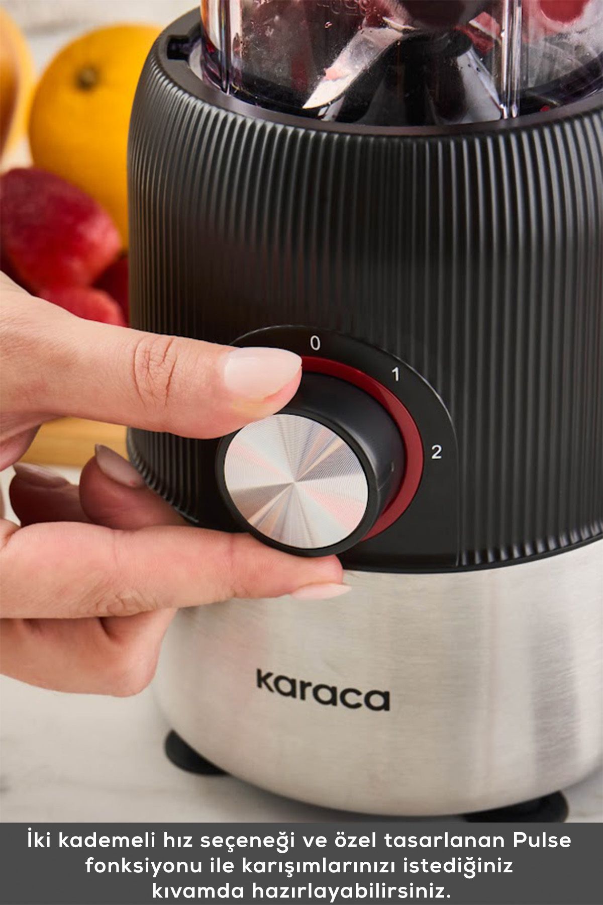 Karaca Blend & Rush Inox Personal Kişisel Smoothie Blender Black - Görsel 5
