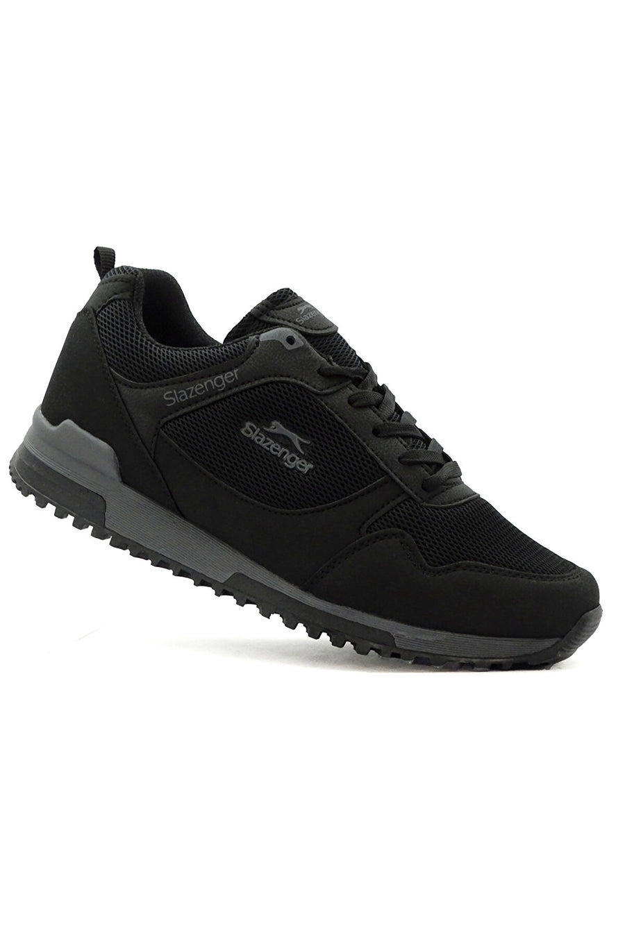Slazenger Azez Siyah Beyaz Unisex Rahat Sneaker Spor Ayakkabı - Siyah Beyaz