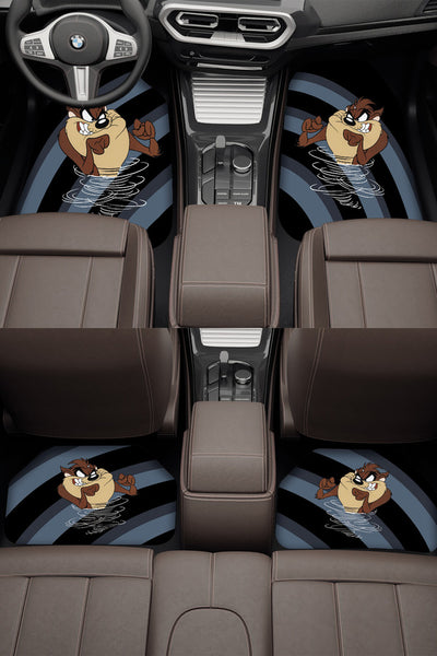 THEMODERNHANE Dijital Baskılı Universal Her Araca Uyumlu Makinede Yıkanabilir Oto Paspas Halı Seti