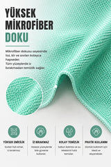 SİLVER HOME 20'li Rulo Mikrofiber Temizlik Bezi 25x30 cm Çok Amaçlı Kopart Kullan Kaliteli Eko Paket
