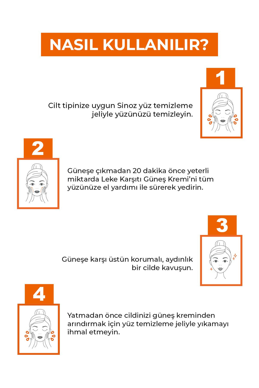 Sinoz Spf Leke Karşıtı Yüksekoruyucu Yüz Güneş Kremi ml Normal Ve Kuru Ciltler Için