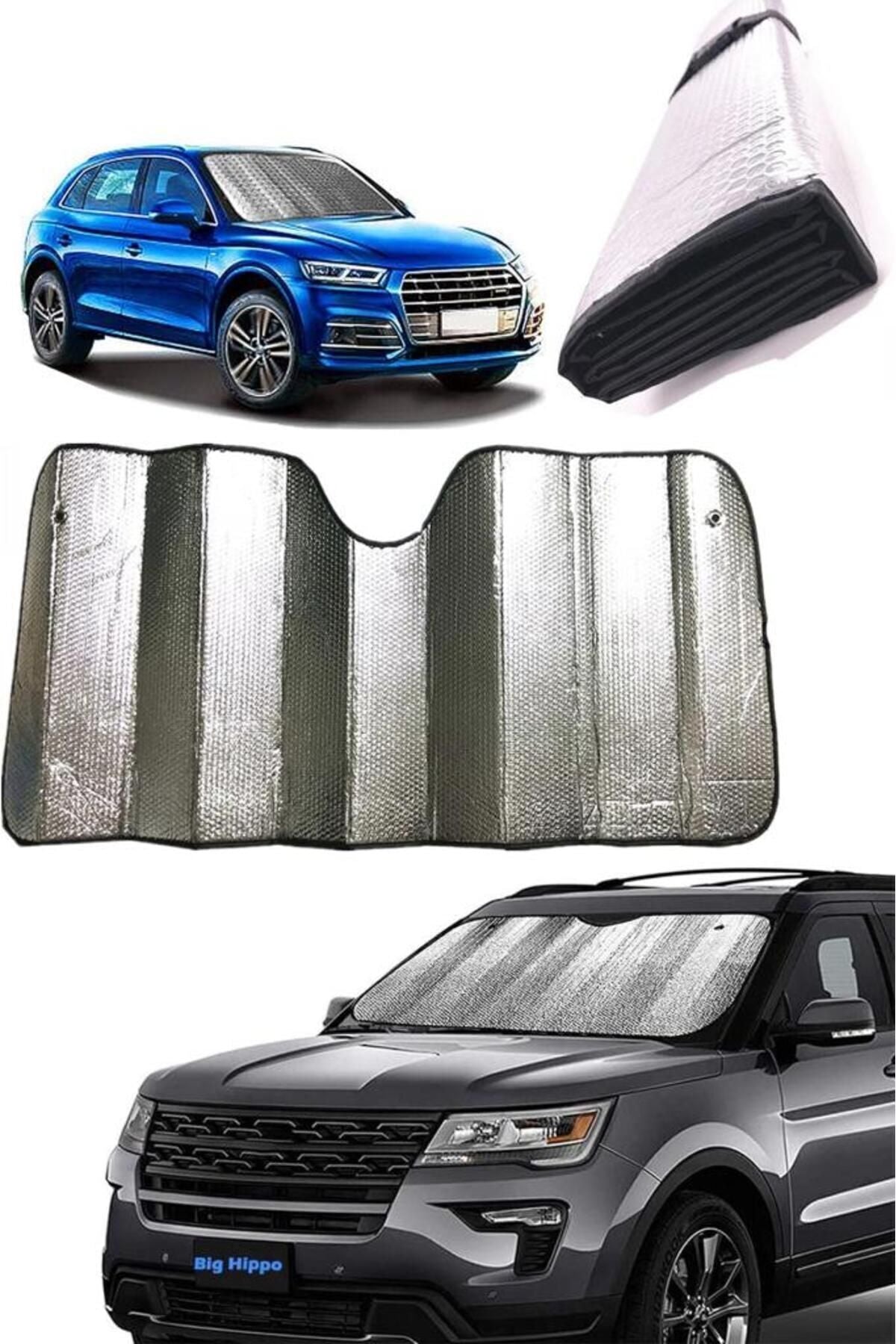 Kingstar 140 X 70 Cm Araba Ön Cam Güneşlik Cam Güneşliği Otomobil Güneşlikleri Araç Gölgelik Oto Içi Vantuzlu - #08B449 7