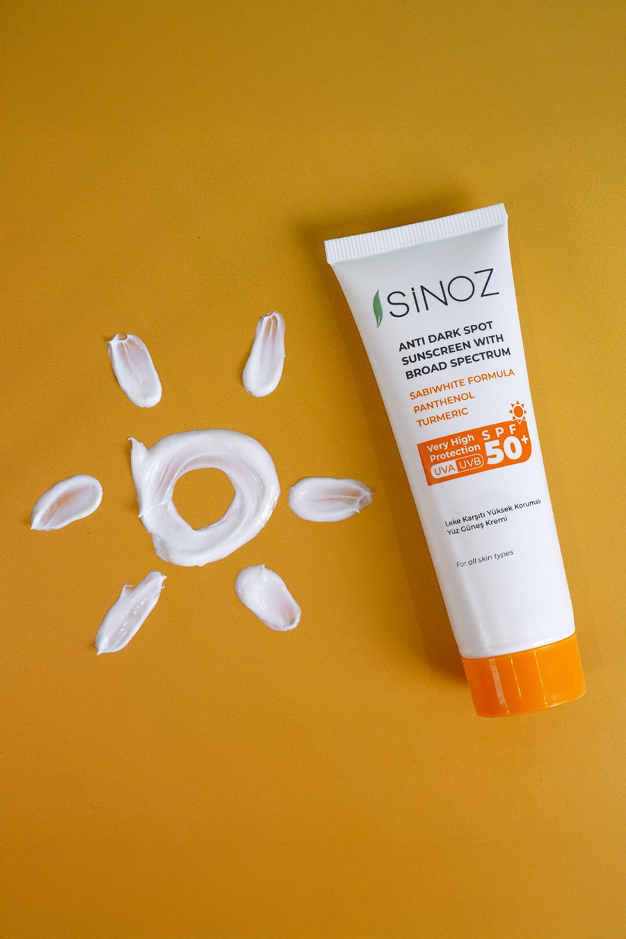 Sinoz Spf Leke Karşıtı Yüksekoruyucu Yüz Güneş Kremi ml Normal Ve Kuru Ciltler Için